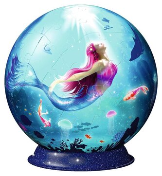 RAVENSBURGER 3D Puzzleball Mořská panna 72 dílků