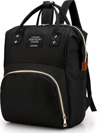 KIK Přebalovací taška,batoh 3v1 černá