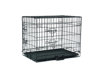 A.K. skládací klec černá 2x dveře 63 x 44 x 50,5 cm
