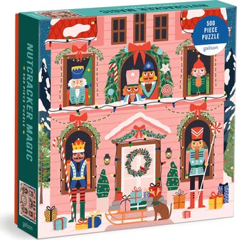 GALISON Čtvercové puzzle Louskáčkovo kouzlo 500 dílků