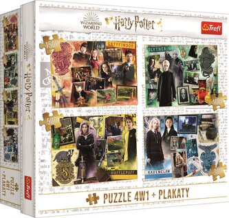 TREFL Puzzle Harry Potter 4v1