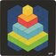 GOKI Dřevěné puzzle Pyramida 3D efekt 82 dílků