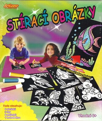 ARTLOVER Stírací obrázky - Zvířátka