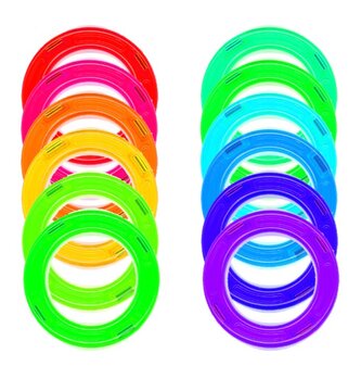 MAGFORMERS Kruhy 12 ks ve fólii