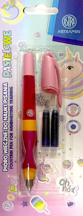 ASTRA Plnící pero Jednorožec s 2 náplněmi