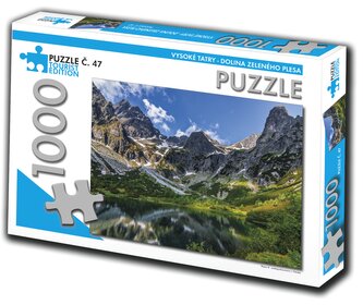 TOURIST EDITION Puzzle Vysoké Tatry, Dolina Zeleného plesa 1000 dílků (č.47)