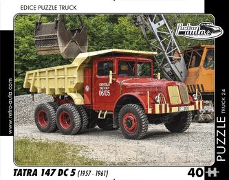 RETRO-AUTA Puzzle TRUCK č.24 Tatra 147 DC 5 (1957-1961) 40 dílků