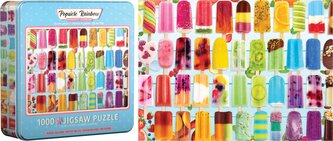 EUROGRAPHICS Puzzle v plechové krabičce Nanuková duha 1000 dílků