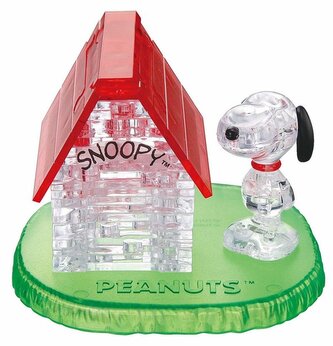 HCM KINZEL 3D Crystal puzzle Snoopy a domek 50 dílků