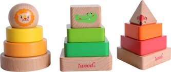 iWood Nasouvání tvarů - Zvířátka