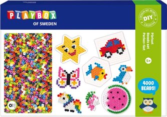 PLAYBOX Zažehlovací korálky Sada Léto 4000ks