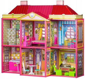ECOTOYS Plastový domeček pro panenky