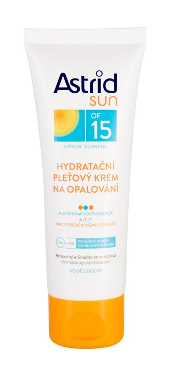 Astrid Zmatňující pleťový krém na opalování OF 15 Sun 75 ml unisex