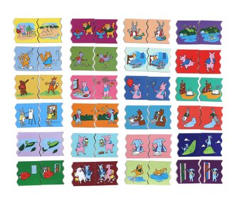 EEBOO Duo puzzle Posloupnost - Předtím a potom 24x2 dílky