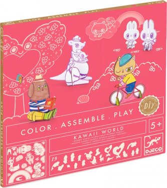 DJECO 3D sada - Kawaii world