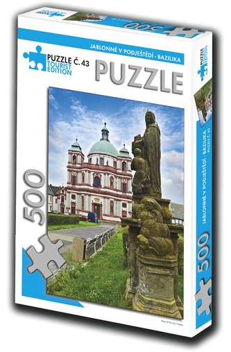 TOURIST EDITION Puzzle Jablonné v Podještědí, bazilika 500 dílků (č.43)