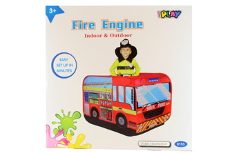 PIXINO Dětský stan na hraní Hasičské auto PIXINO Dětský stan na hraní Hasičské auto