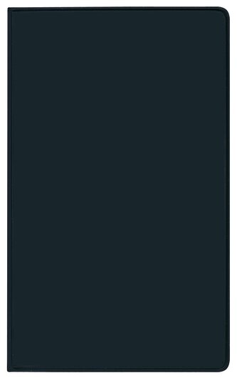 Taschenkalender Saturn Leporello PVC schwarz 2025