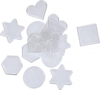 PLAYBOX Podložky pro zažehlovací korálky 15ks - Tvary