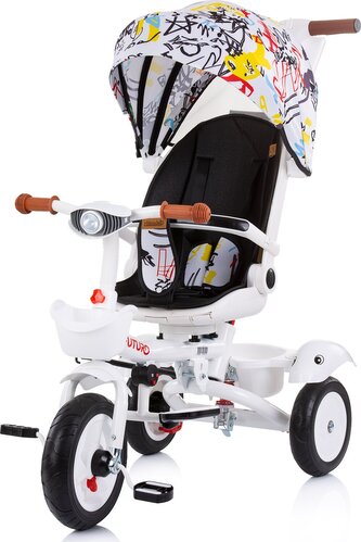 CHIPOLINO Tříkolka se stříškou Futuro 2v1 Graffiti