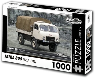 RETRO-AUTA Puzzle TRUCK č.9 Tatra 805 (1953-1960) 1000 dílků