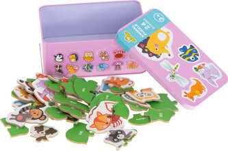 KIK Puzzle v boxu Zvířátka 24 dílků