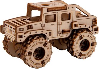 WOODEN CITY 3D puzzle Superfast Monster Truck č.2