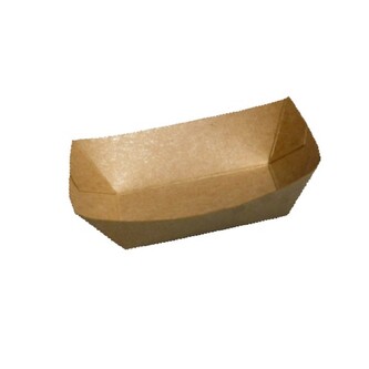 Miska papírová na hranolky EKO 117 x 85 x 28 mm (250 ks)