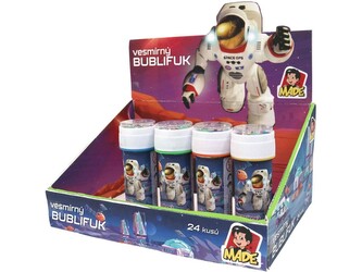 Bublifuk astronaut, český design, 23 x 17 cm, 50 ml