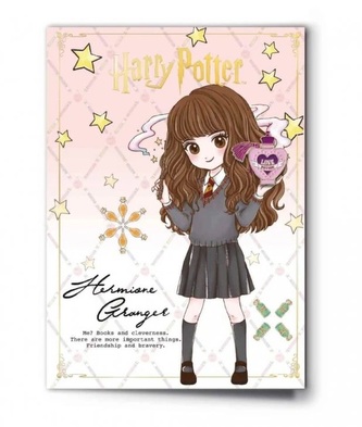 Carat Shop Přáníčko s odznáčkem - Hermiona Grangerová, Harry Potter