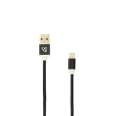 SBOX kabel iPhone/8pin, 1,5m, blistr, černá