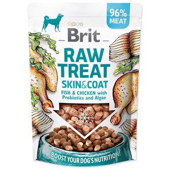 Pochoutka Brit Raw Skin & Coat Freeze-dried Ryba a Kuře 40g