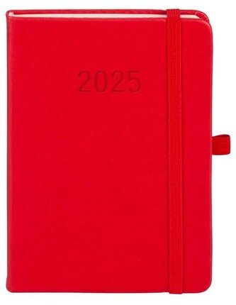 Kalendarz 2025 B6 Memofix TDW czerwony