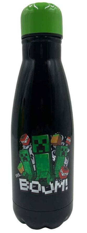 Nerezová láhev na pití Minecraft: Boom (objem 500 ml)