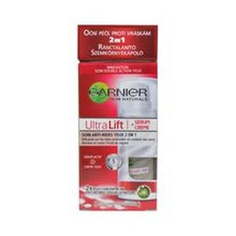 Garnier UltraLift 2 v 1 - Oční krém a sérum proti vráskám 15 ml pro ženy