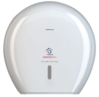 Zásobník toaletního papíru Jumbo DefendTech, maxi, bílý