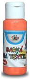 Barva na textil 60 ml- oranžová