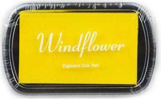 Polštářek pro razítkování na papír - Žlutá