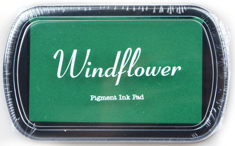 Polštářek pro razítkování na papír - Zelená