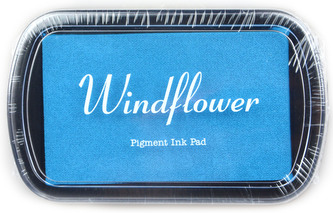 Polštářek pro razítkování na papír - Světle modrá