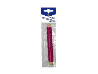 Barevný drátek 50m x 0,5mm RŮŽOVÝ