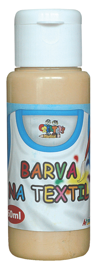Barva na textil 60 ml - zlatá