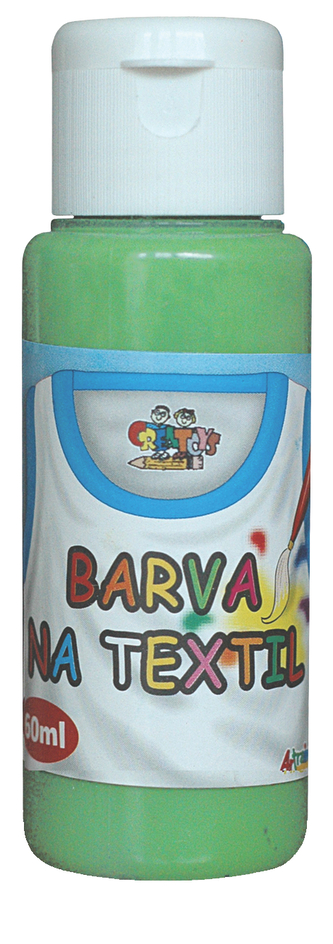 Barva na textil 60 ml - žluto zelená
