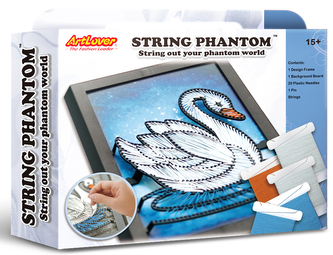 Vyplétaný obrázek-labuť