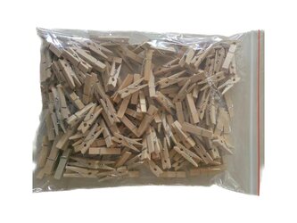 Kolíčky dřevěné přírodní 100ks, 46 x 7mm