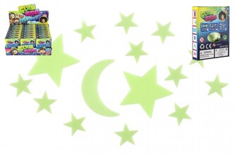 Tvary svítící ve tmě plast v krabičce 9x12x2,5cm (1 ks)