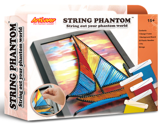 Vyplétaný obrázek-plachetnice