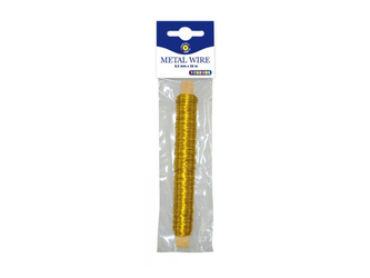 Barevný drátek 50m x 0,5mm ZLATÝ