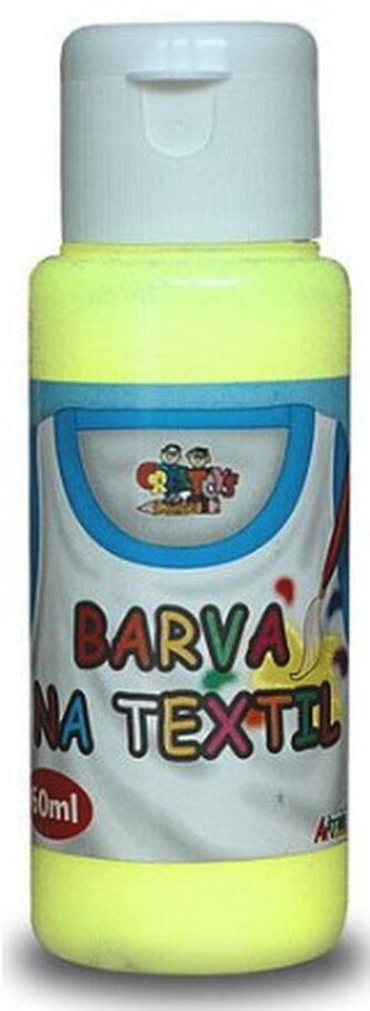 Barva na textil 60 ml- fluorescent žlutá