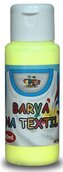 Barva na textil 60 ml- fluorescent žlutá